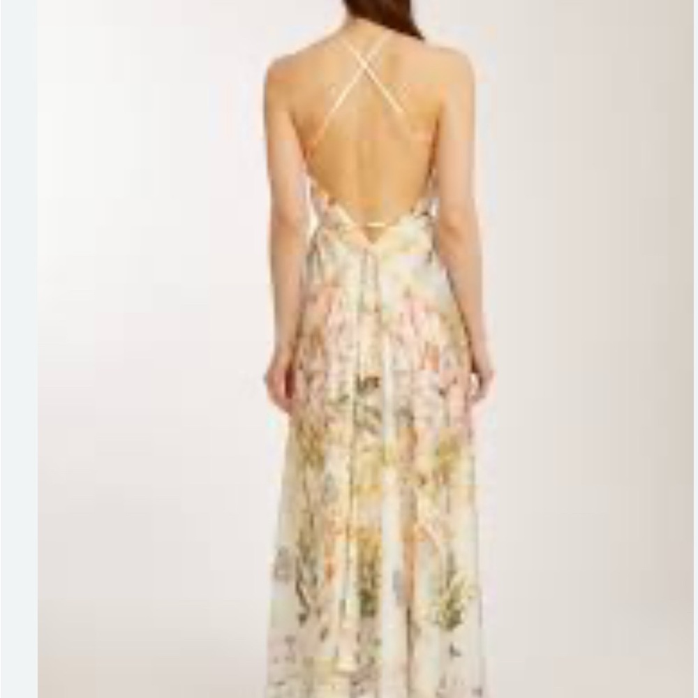 We The Free Floral Dress - Pastel Yellow and Pink - Picture 2 of 7